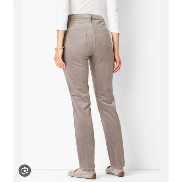 Talbots High Waist Straight Leg Corduroy Pants Size 10 Petite - Picture 1 of 7